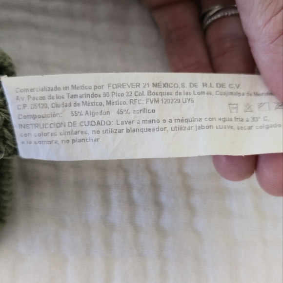 Forever 21 Green Knit Crop Top - Picture 7 of 7